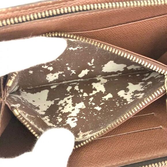 Authentic Louis Vuitton LV Monogram Porte Monnaie Zip Around Long Wallet - Picture 7 of 7
